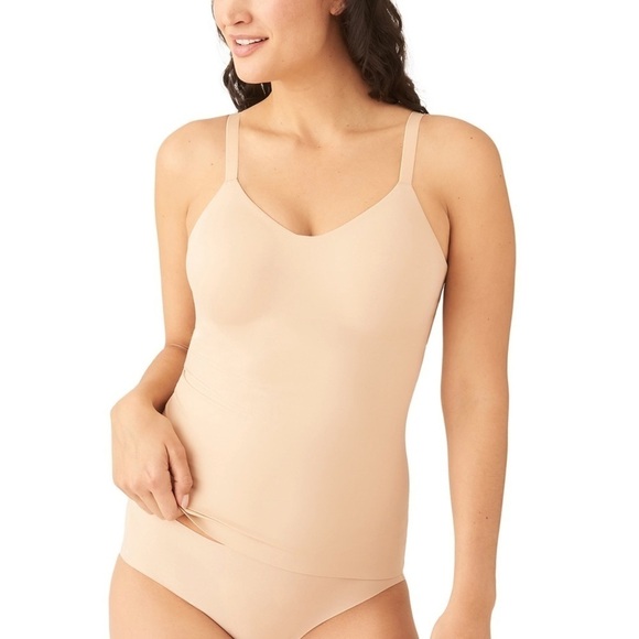 NWT Wacoal At Ease Shaping Camisole in Sand - Picture 1 of 7